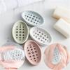 Non-slip Soap Container Soap Rack Storage Box Bathroom Storage Plate Soap Dish Soap Holder
