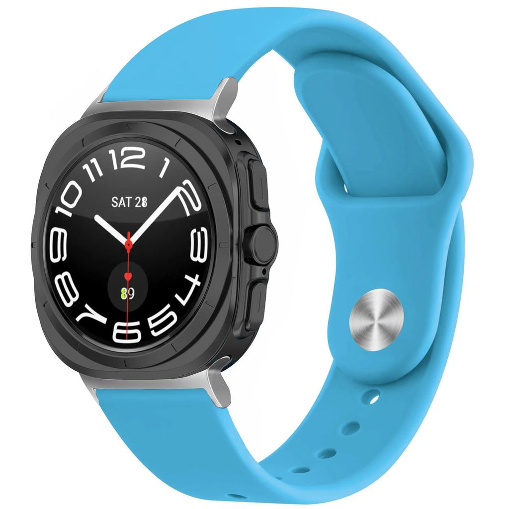 Спортивный силиконовый ремешок для Samsung Galaxy watch 7 ultra Ремешок 47 мм Аксессуары correa Браслет galaxy watch 7 FE 44 мм 40 мм 40 ремешок