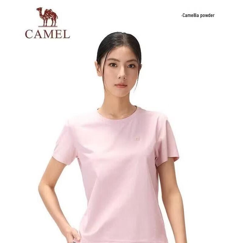 Camel Женская быстросохнущая футболка с круглым вырезом