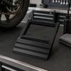 Ролик-подставка для колеса мотоцикла для задач по очистке цепи, Алюминиевый инструмент для обслуживания с двумя текстурированными роликами для ухода за колесами и использования в домашнем гараже
