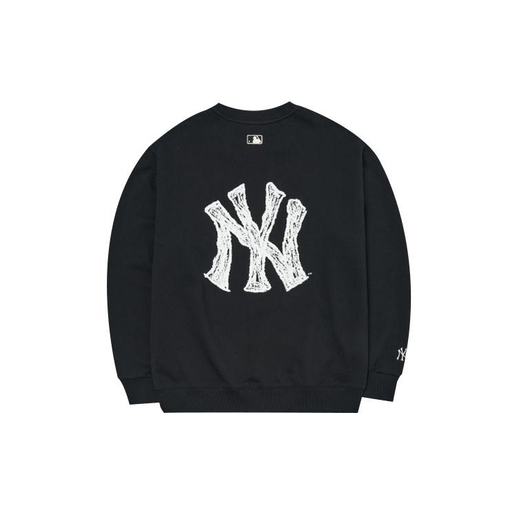 New MLB Sweatshirts Unisex Black 3AMTE0124-50BKS