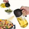 470ML Kitchen Oil Sprayer 2in1 Household Spray-pour Dual-purpose Air Fryer Anti-leakage Olive Oil Cooking Barbecue Oil Sprayer