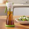 Transparent Salad Dressing Bottle Leak Proof Vinaigrette Container Creative Cruet  BBQ