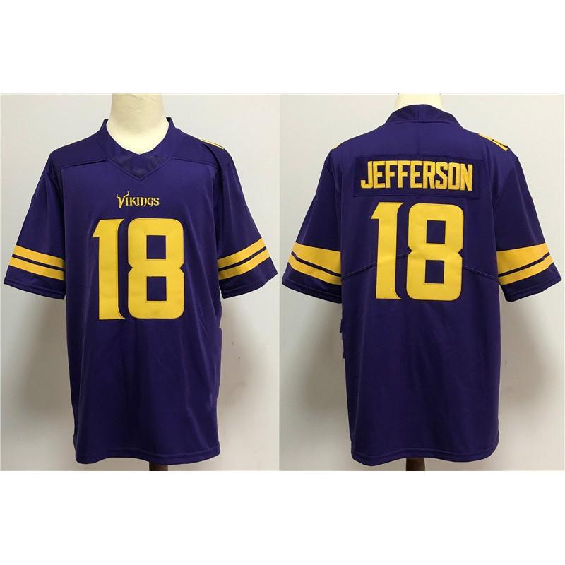 Minnesota Vikings NFL Football Jersey Mens Sportswear Team Fan Apparel Purple White Custom Number