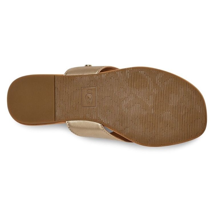 UGG Легкие повседневные модные сандалии женские сандалии металлик 1142178-GLDM