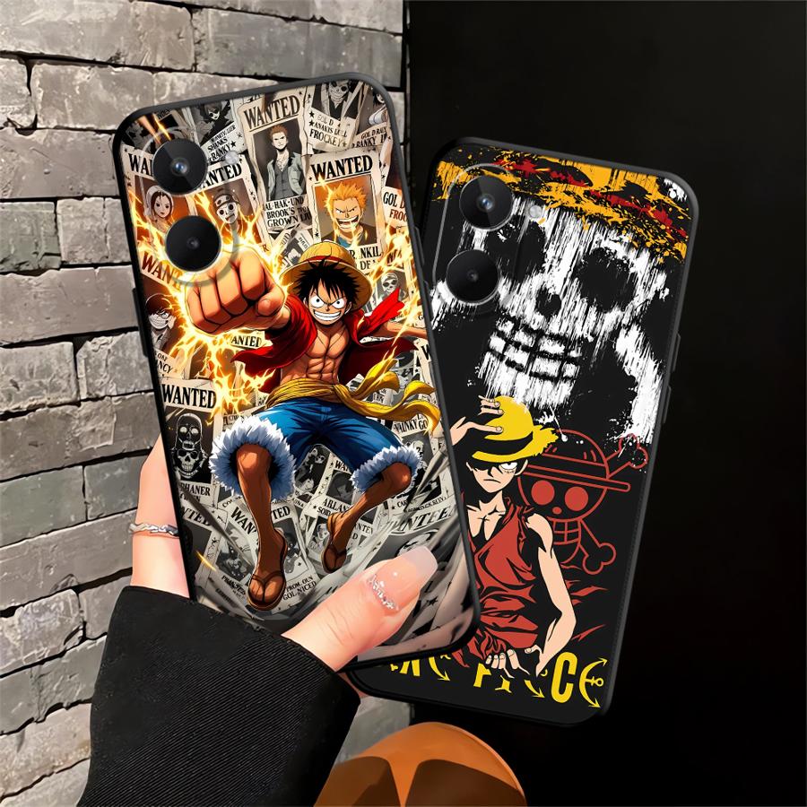 Чехол для телефона для Realme C21 C25 12 14 11 Pro C33 C35 C53 C55 P3 Ultra GT Master Neo2 C15 C12 Nazro 50 50i One Piece Луффи