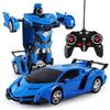 2-in-1 Transforming Robot Car Toy - ZGEER - 2-in-1 Deformation - Blue - Radio Controlled