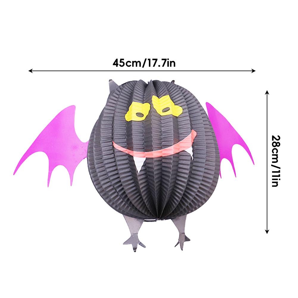 Хэллоуин Подвесной Декор Призрак Ведьма Паук Тыква Бумажные Фонарики DIY Хэллоуин Подвесные Поделки Хэллоуин Подвески для Веранды Потолка