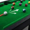 Mini Pool Table with 2 Sticks & Balls Tabletop Snooker Game Portable  Home Office Desk Games
