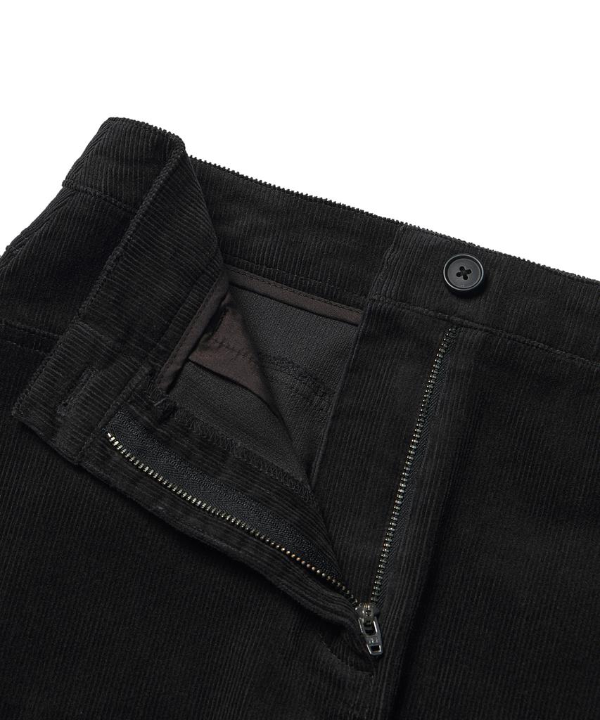 Musinsa Standard Woman Women'S Corduroy Midi Skirt [Dark Gray]