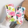 Flamingo TPU Case for iPhone XR 7 8 14 15 11 12 13 X XS Pro Max Xiaomi Redmi 13C Note 9 Samsung A22 S23 S24 Ultra Plus VIVO