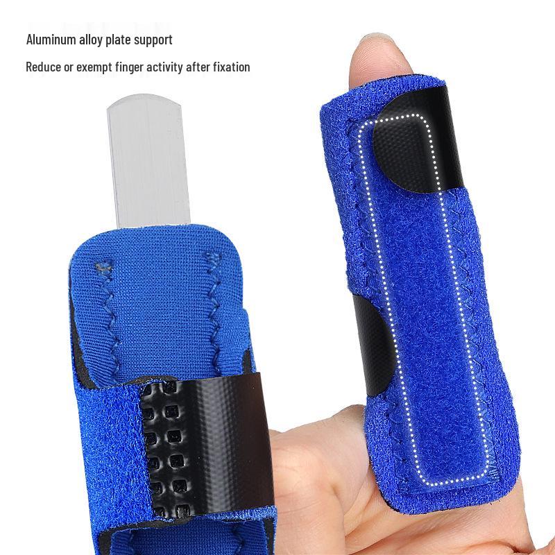 Finger Support Splint and Protector Strap for Five-Finger Movement