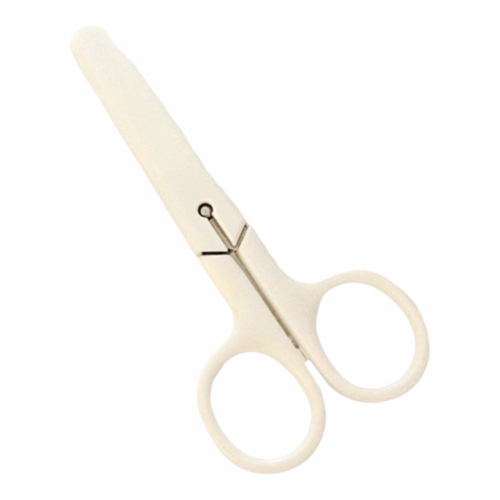 Pure White Children's Scissors Handmade Cut Paper Tool Mini Stationery Scissors Kindergarten
