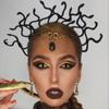 Colored Halloween headband Greek Mythology Cosplay Prop New Snake Hair Hoop  Party Supplies