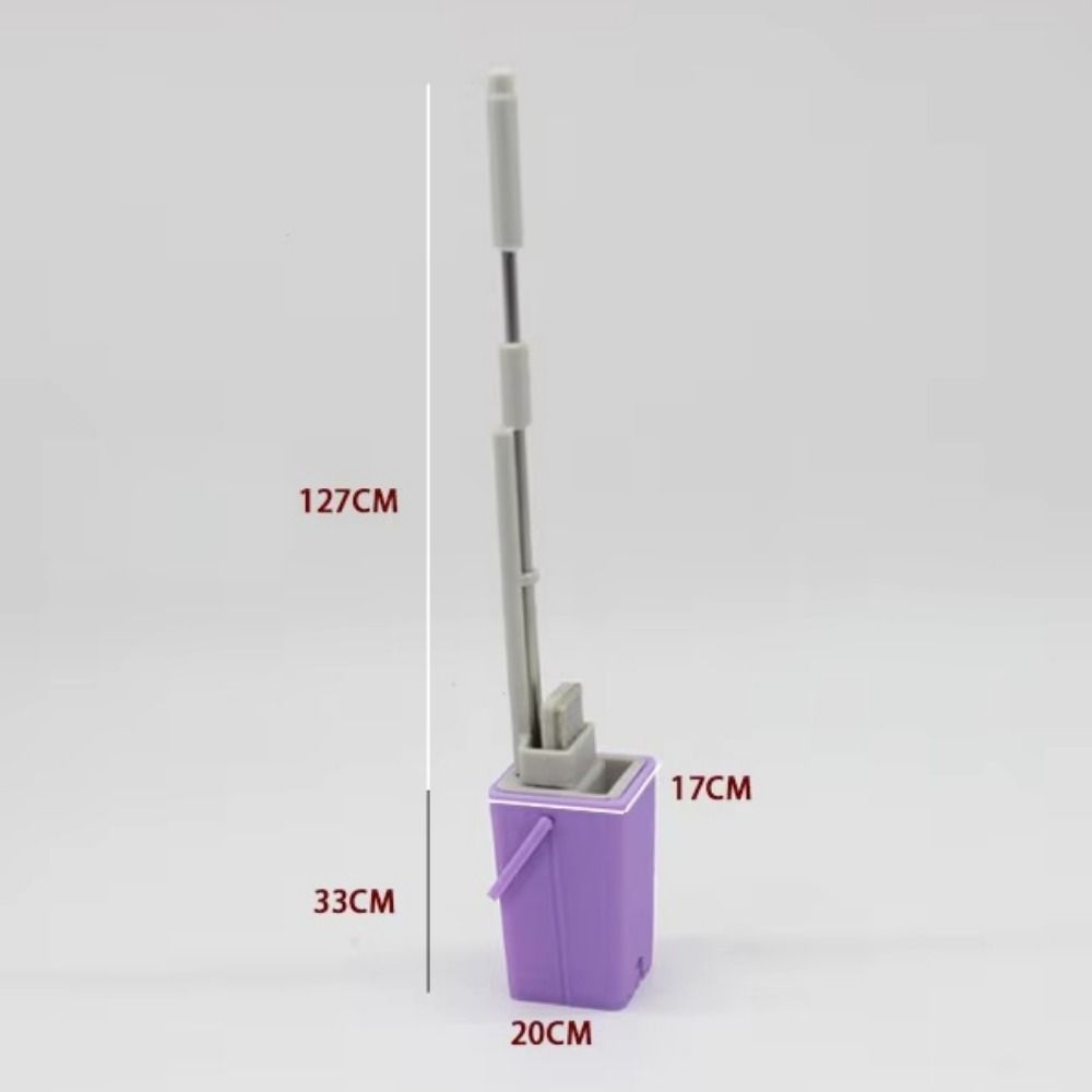 Декор сцены Миниатюрная швабра для уборки Игра понарошку Кукла Плоская швабра Кукольный домик Веник Швабра Детская игрушка