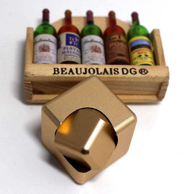 Square Magic Dice Metal Rotate Cube Fidget Spinner Antistress EDC Fingertip Toys