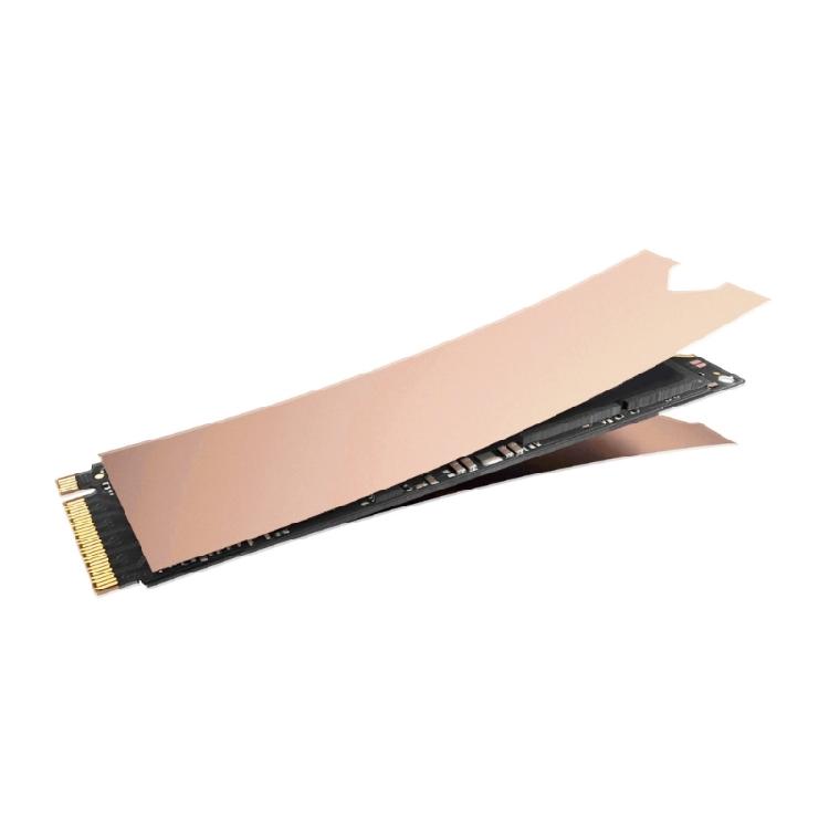 Радиатор охлаждения для M.2 NGFF 2280 PCI-E NVME SSD Охлаждающая термопрокладка Медный графеновый