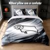 Derby County Design Bed Bedding Set 1 Duvet Cover + 2 Pillowcases Soft Breathable Household Bed Linens