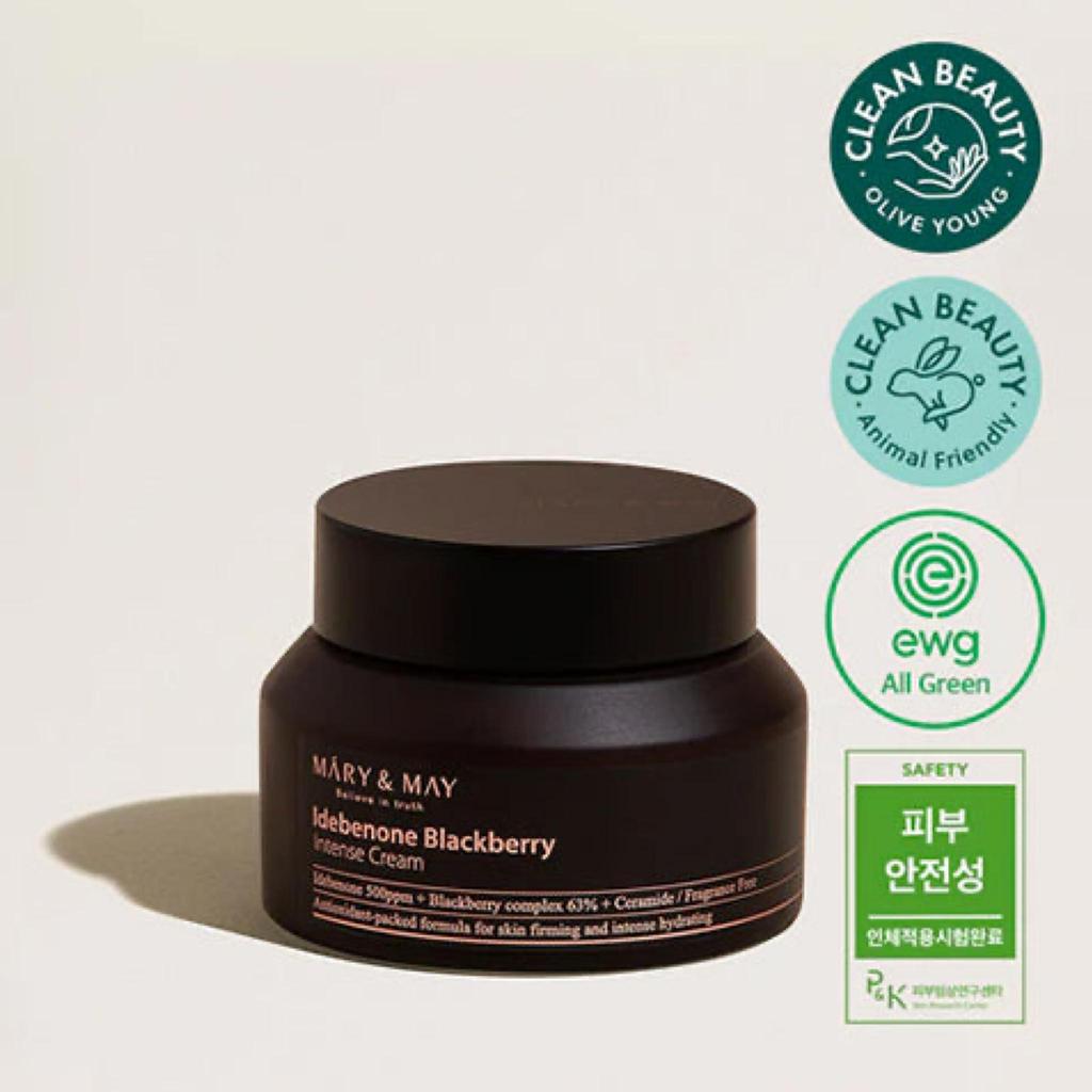 Mary&May 500 ppm идебенона + 63% Blackberry Complex Интенсивный крем для комплексного ухода, 70 г
