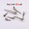 20-50 шт./лот 30/40/45/55/60 мм Зажимы Однозубые Заколки-крокодилы С Зубьями Пустая Основа Для DIY Заколок Изготовления Украшений