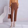 JESSIE Women's Slimming Straight-Leg Ankle Suit Trousers JMCAH094