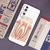 Мультяшный стоматолог Чехол для зубов для Honor Magic 7 Lite 5 6 Pro Honor 200 Pro 50 70 90 X9b X9a X8b X8a X8 X9 X9c