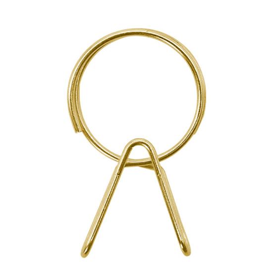 1/2 шт. Зажим для ключей из нержавеющей стали, конструкция зажима, легкая установка, разъемное кольцо