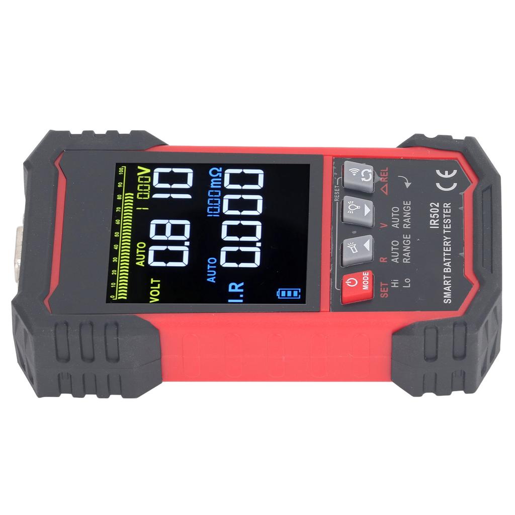 Тестер напряжения внутреннего сопротивления аккумулятора для автофургона, грузовика, лодки, 3,2-дюймовый цветной ЖК-экран TN, DC0.00V