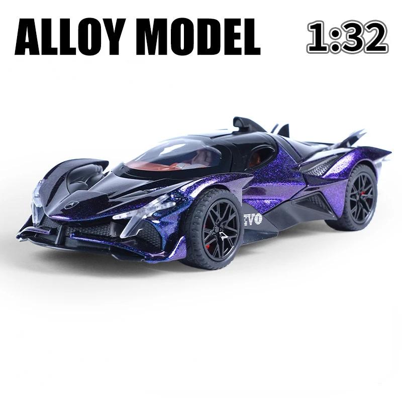1:32 Scale Apollo EVO Toy Car Model Alloy Diecasts Sound Light Doors Opened Vehicle Models for Children's Interactive Toys