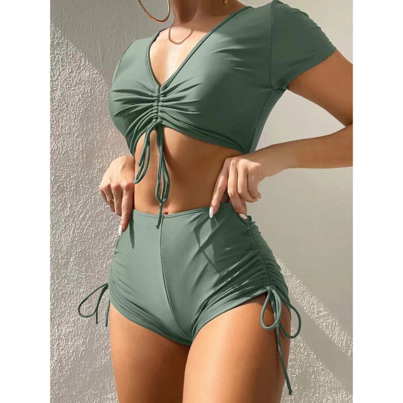 Women Bikini Sexy High Waist Bathing Suit Beach Swimwear Female Summer Swimsuit