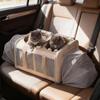 Double Cat Travel Bag Large Capacity Expandable Cat Bags Breathable Outdoor Portable Crossbody Handheld Pet Bag