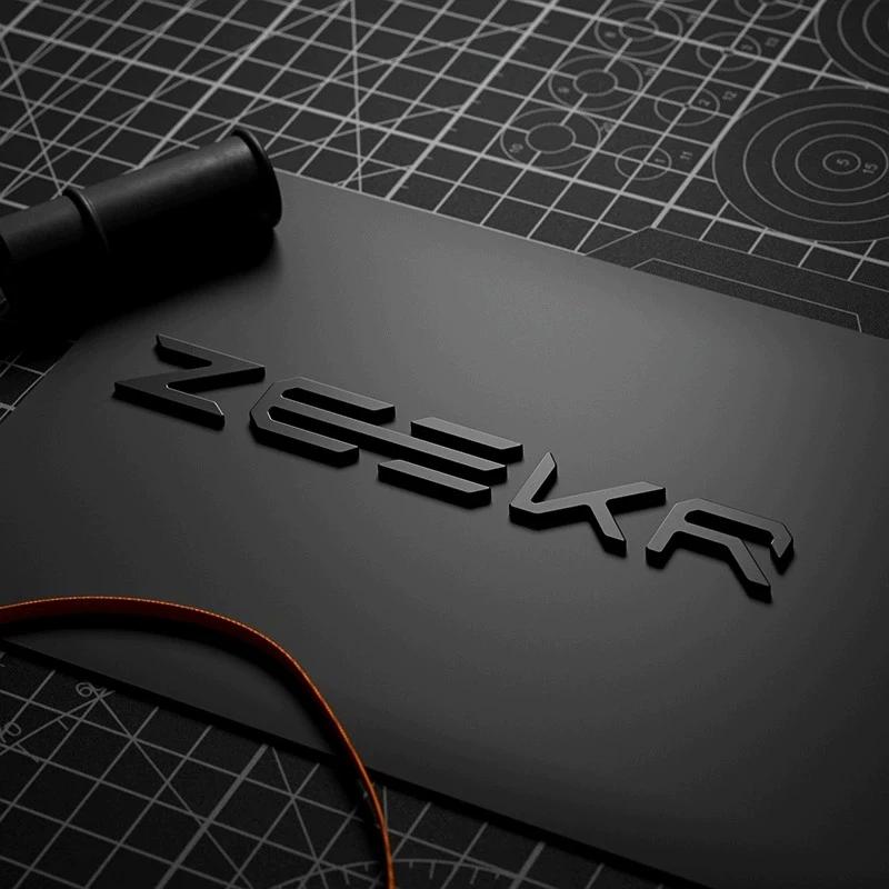 AAXU1 Для Zeekr 7X 001 007 Автомобильный Логотип Персонализированная Модификация Матовый Металл Логотип Автомобиля Модный Стиль Черненый Декоративный Логотип