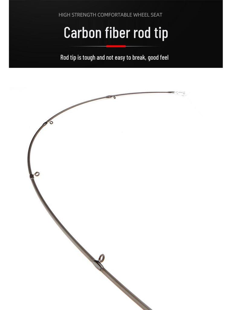 Carbon Fiber Lure Rod 2.1m for Bass and Mandarin Fish