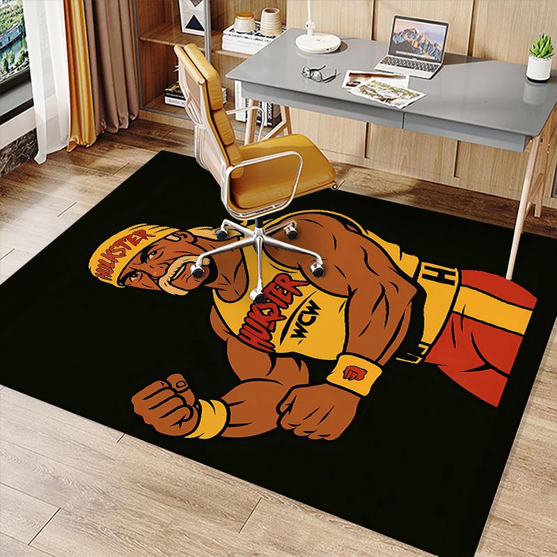 Hulk Hogan1 Printed Absorbent Washable Carpet, Non-Slip Bathroom Mats, Kitchen Rugs, Yoga Mat,Living Room Entrance, Camping Picnic Rugs