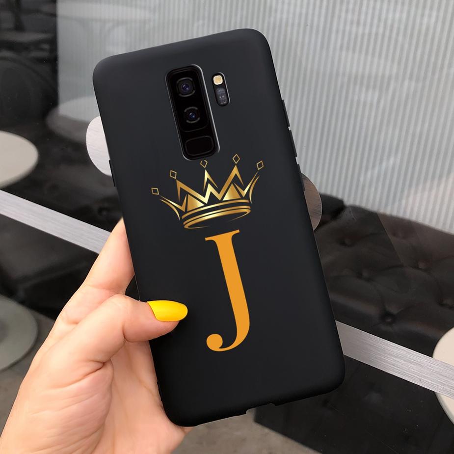 For Samsung Galaxy S9 Plus Case Stylish Couple Letters Cover Soft Silicone Phone Case For Samsung S9 S9+ Back Cover Matte Bumper