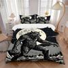 3pcs Full Moon Werewolf Bedding Set, Includes One Quilt Cover and Two Pillowcases (No Core), Anime Lovers, Home Decor Enthusiasts