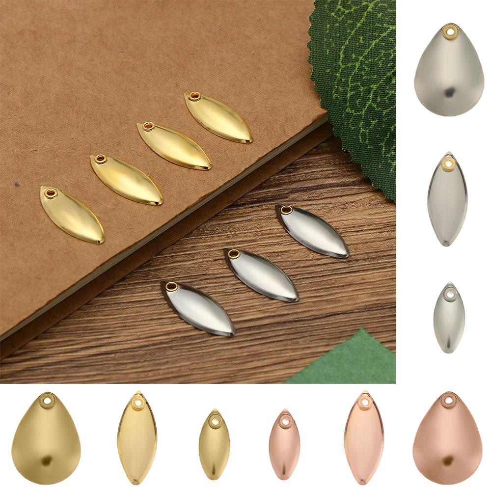 Вращающийся гладкий никелированный блесна-аттрактант для рыбалки, лепестки-спиннеры, металлическая ива, металлическая VIB приманка