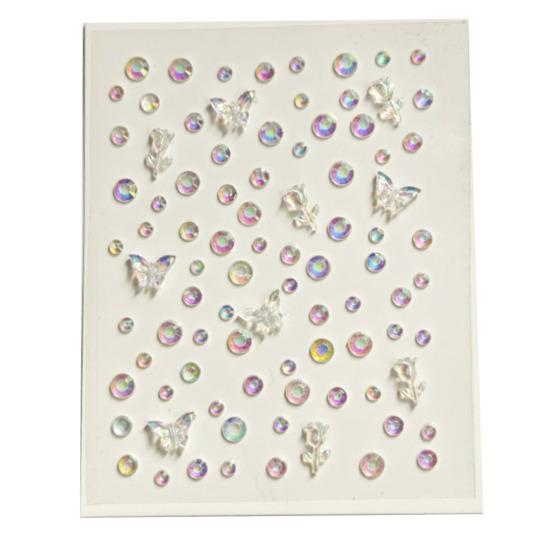 Self-Adhesive Face Rhinestone Makeup Supplies Sparkling Non-Irritation Festival Face Jewels Face Eye Gems for Women