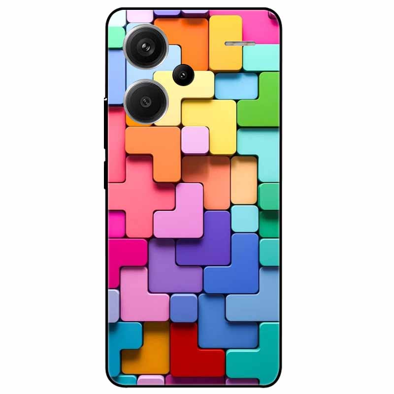 Чехол для Redmi Note 13 Pro Plus 5G Pro+ Мягкий Черный Расписные Кошки ТПУ Funda для Xiaomi Redmi Note 13 Pro 5G Note13 Силиконовый Чехол
