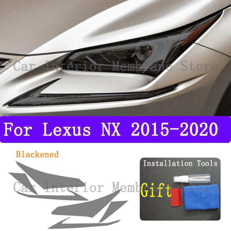 Для Lexus NX 2015 2017 2018- Автомобильная наружная фара Защитная пленка от царапин Передняя лампа Тонировка TPU Защитная пленка Покрытие Ремонт Аксессуары