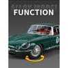 1/24 Jaguar E-Type Высокодетализированная литая модель автомобиля из сплава Идеальная детская игрушка Подарок на день рождения и Декор для дома в гостиную Игрушка