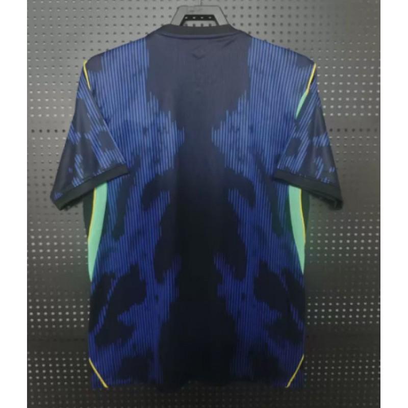 Men Women Soccer Jersey Brazil National Team Vintage 1998 2002 2006 2010 Home Away Fan Shirt Short Sleeve Breathable Moda