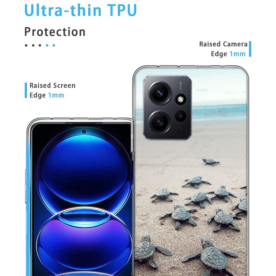 The Little Turtle Crawled Towards The Sea Phone Case For Redmi Note 14 15 Pro 5G 13 12 Pro Plus 11 11T 11E 11S 10 Pro 10S 9 9S C