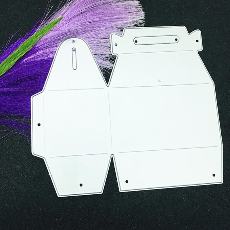 Box Embossing Die Cut Carbon Steel Cutting Die for Card Making Scrapbooking Journal Album Metal Embossing Templates