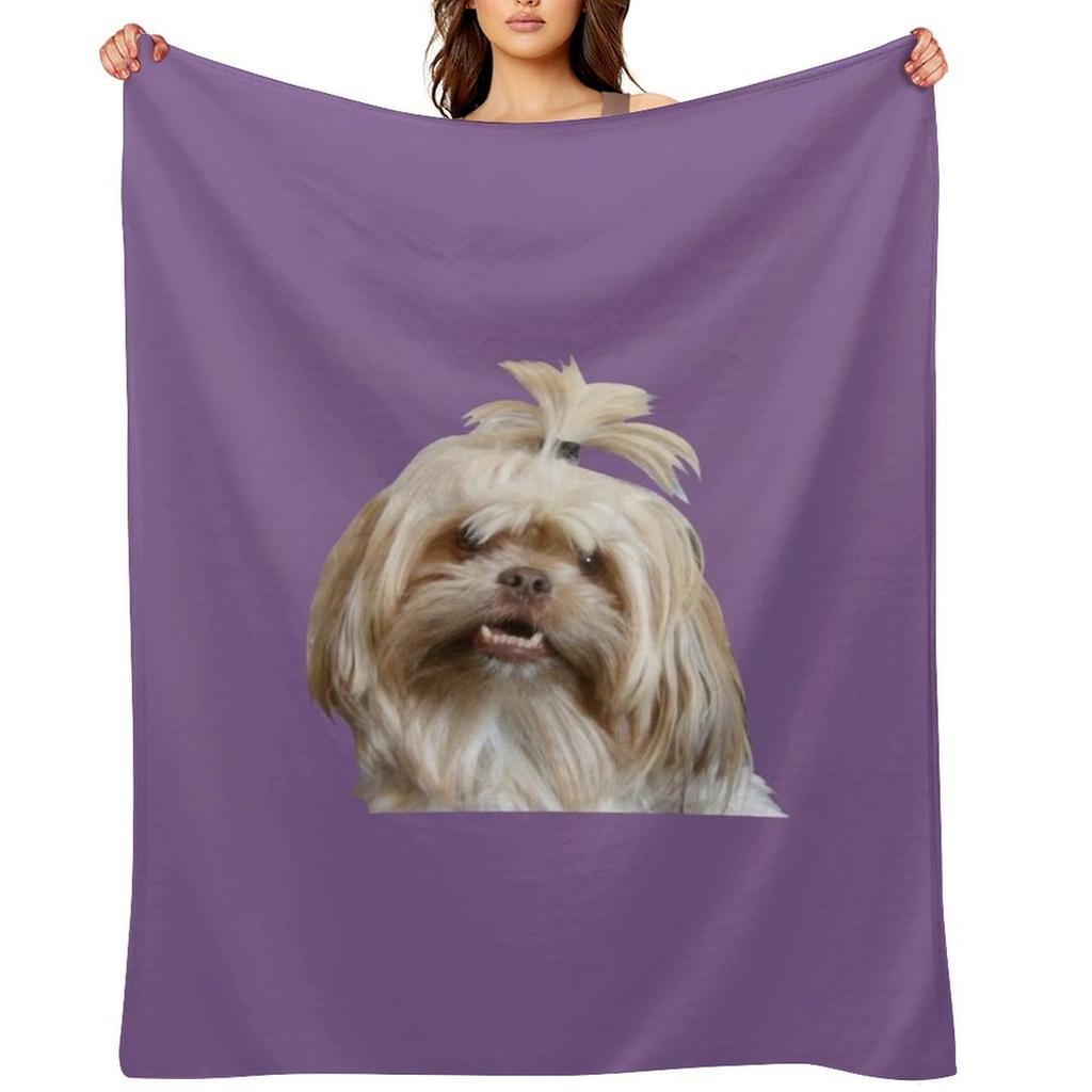 Милый ши-тцу Плед-одеяло Квилт Мягкие кровати Переезд Роскошные дизайнерские одеяла