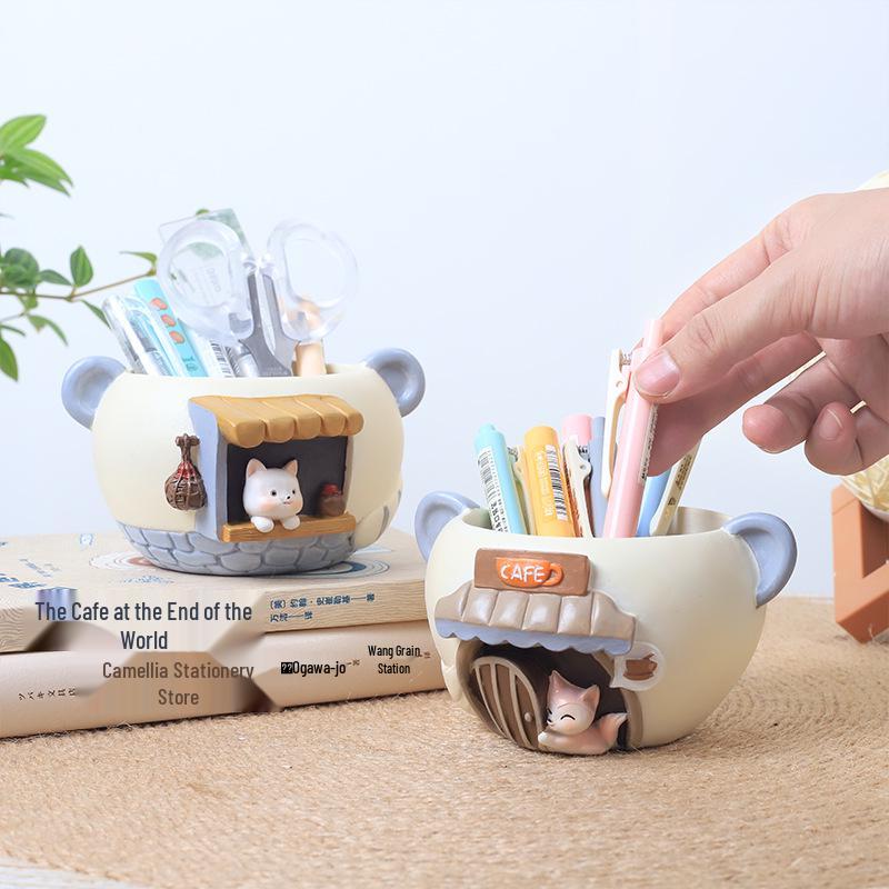 Cartoon Resin Bonsai & Succulent Flower Pots for Home Decor