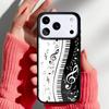 Чехол для телефона со скрипкой и пианино для iPhone 17 Air 16e 15 14 13 Pro Max Задняя крышка для 12 11 Pro Coque