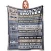 Husband Birthday Gift from Wife Romantic Father's Day Blanket for Him Soft