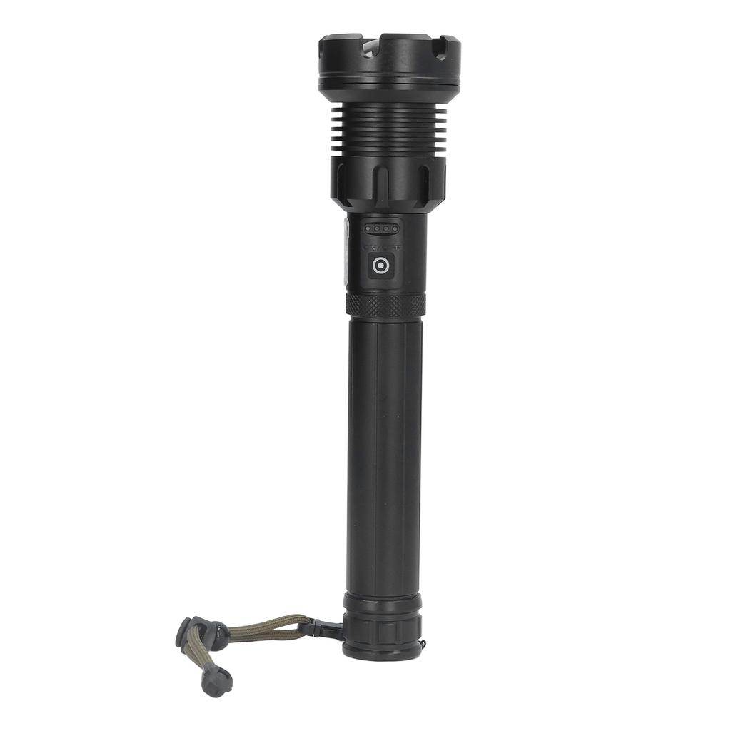 Яркий фонарик 8000лм IP65 Водонепроницаемый Масштабируемый 2 цвета света 7 режимов Ручной фонарик для приключений