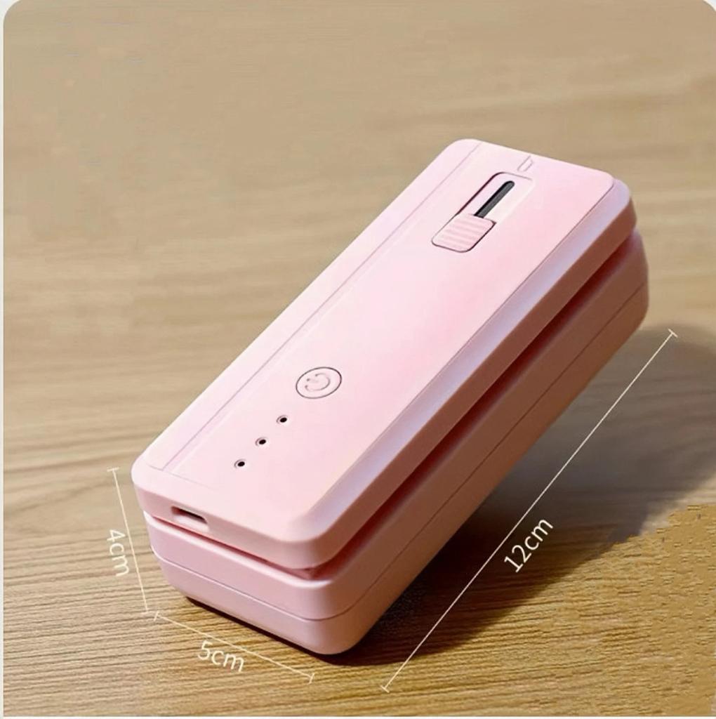 1 шт USB 2-в-1 режим зарядки мини портативная машина для запечатывания, машина для упаковки пищевых продуктов, кухонная машина для запечатывания